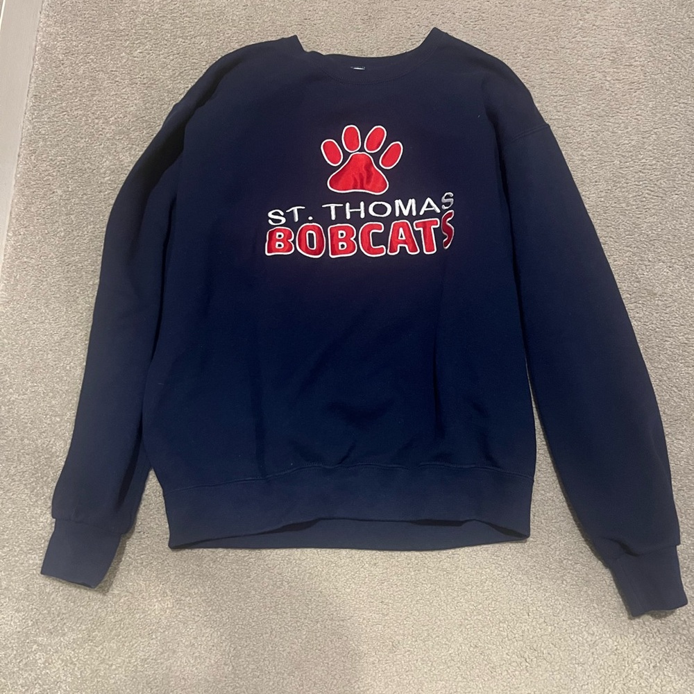 St. Thomas Bobcats Navy Sweater